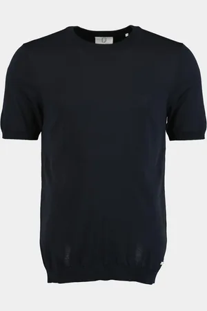 Born with Appetite T-shirt korte mouw wake knitted t-shirt 25108wa35/290 navy