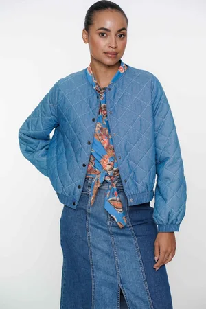 Geisha Jacket square stitching 55063-21 625 blue
