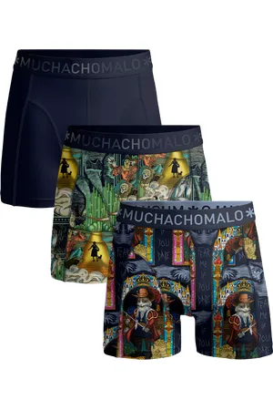 Muchachomalo Jongens 3-pack boxershorts pussboots wizardoz