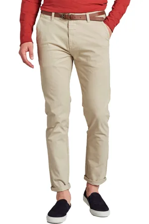 Dstrezzed Presley chino pants with belt stretch twill