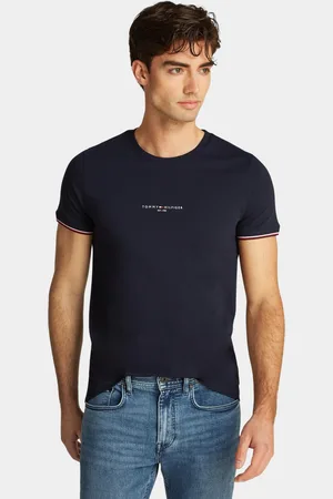 Tommy Hilfiger T-shirt korte mouw tommy logo tipped mw0mw32584/dw5