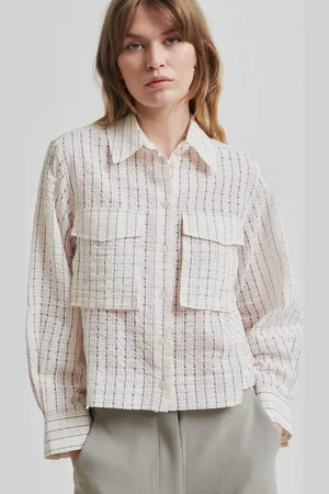 Second Female Blouse lm esters pocket shirt 1044 coconut milk