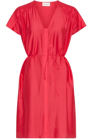Moss Copenhagen Dakota ss dress 19114 rose red