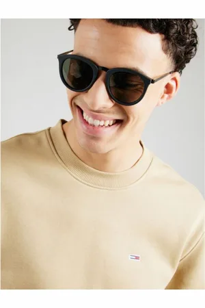 Tommy Hilfiger Dm0dm20741 act flag crew sweater relic tan