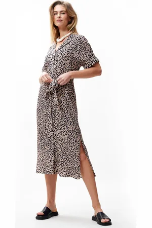 Catwalk Junkie 2502021800 leopard blouse dress