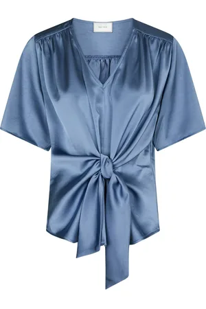 Neo Noir Casadia heavy sateen blouse 165695 407 smoke