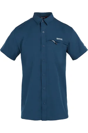 Regatta Heren packaway reisshirt met korte mouwen