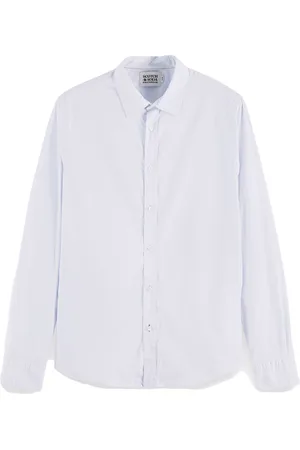 Scotch&Soda Essential solid organic co/ea sli blue