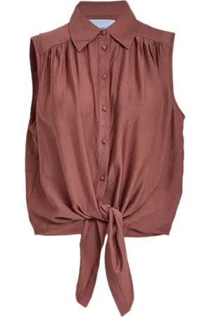 Minus Msseria sleveless shirt smoked paprika