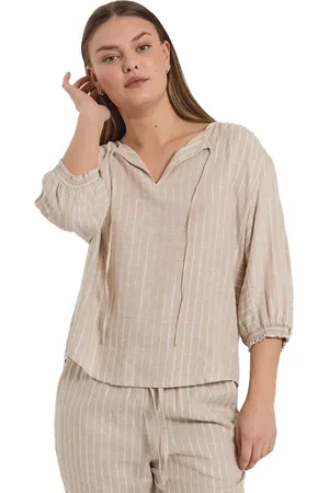 Freequent Fqlalux blouse sand melange
