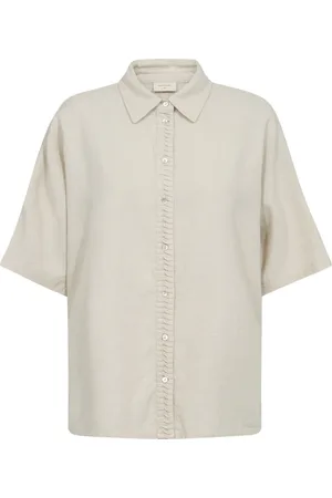 Freequent Fqlava shirt moonbeam melange