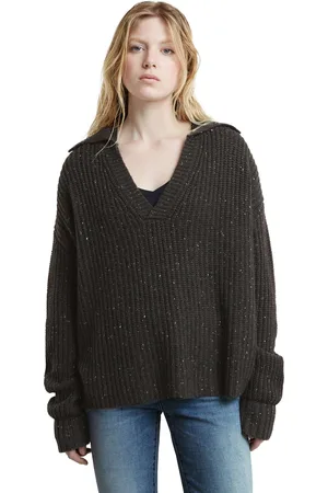 G-Star Heavy knitted loose polo wmn