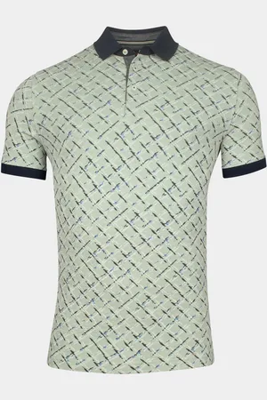 Baileys Polo korte mouw poloshirt 2-tone pique all o 515228/72