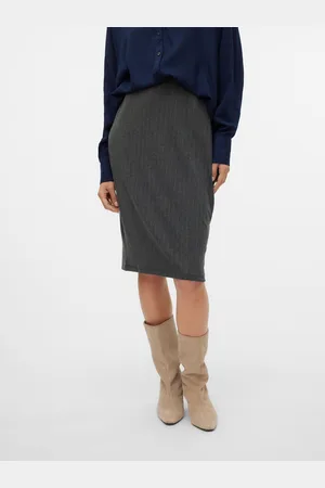 VERO MODA Vmtorino Mid Waist Midi-rok