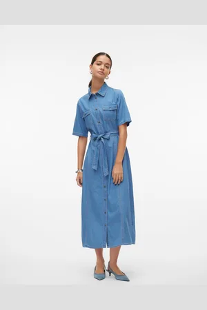 VERO MODA Vmvio Lange Jurk