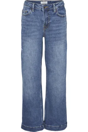 VERO MODA Vmdaisy Mid Rise Wide Fit Jeans