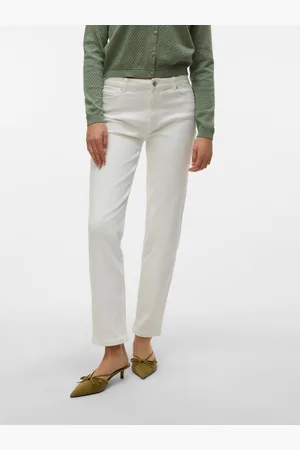 VERO MODA Vmkyla Mid Rise Straight Fit Jeans