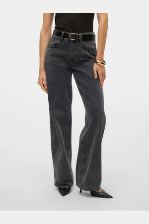 VERO MODA Snrancy Mid Waist Wide Fit Jeans