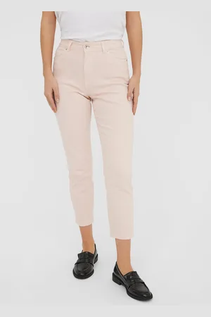 VERO MODA Vmbrenda High Rise Straight Fit Enkel Jeans