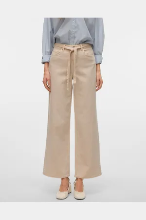 VERO MODA Vmkarlie Mid Waist Wide Leg Fit Jeans