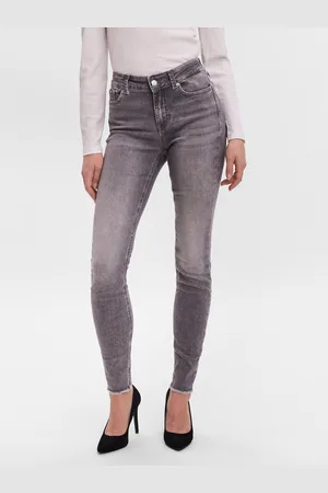 VERO MODA Vmpeach Mid Rise Skinny Fit Jeans
