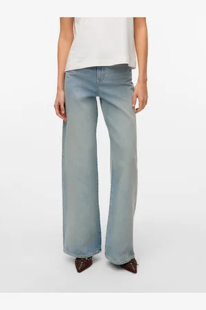 VERO MODA Vmelina Super High Rise Wide Leg Fit Jeans