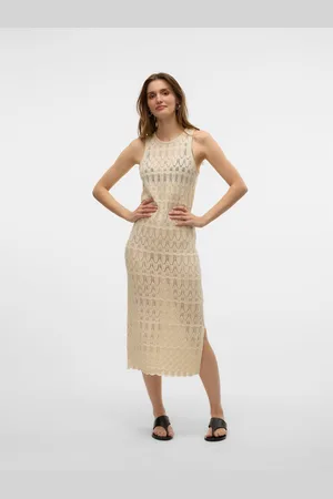 VERO MODA Vmfabienne Lange Jurk