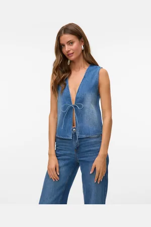 VERO MODA Vmsofia Denim Top