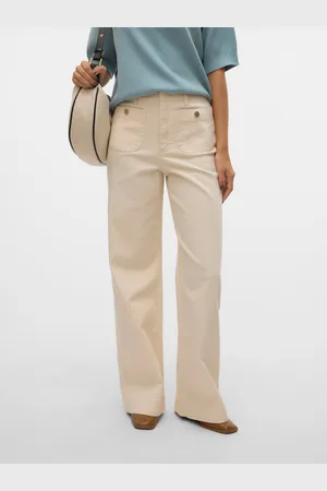 VERO MODA Vmkayla High Rise Wide Leg Fit Jeans