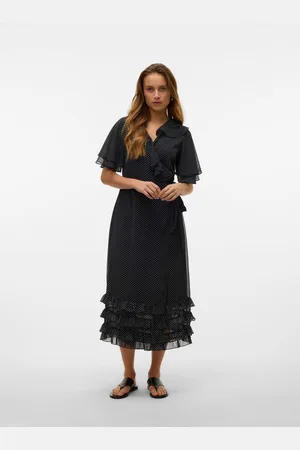 VERO MODA Vmdotina Midi-jurk