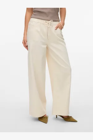 VERO MODA Vmvaleria Mid Rise Wide Leg Fit Jeans
