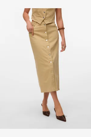 VERO MODA Vmwild High Waist Lange Rok