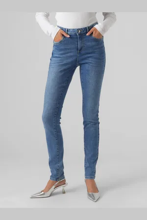 VERO MODA Vmalia Mid Rise Slim Fit Jeans