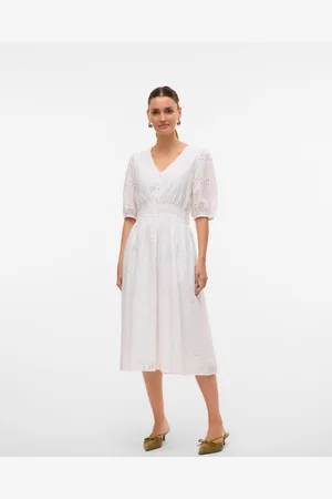 VERO MODA Vmyusra Lange Jurk