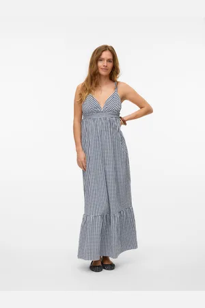 VERO MODA Vmcheck Lange Jurk