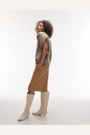 VERO MODA Topshop Knitted Crew Pocket Waistcoat