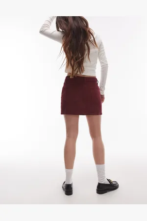 VERO MODA Topshop Denim Mini Pelmet Skirt