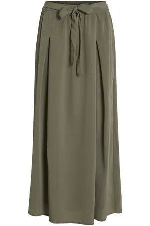 VILA High-waist Maxi Rok