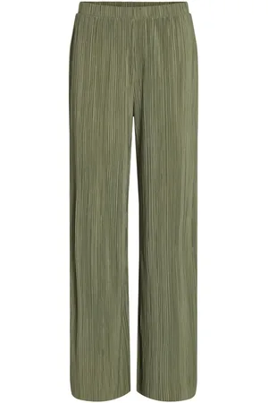 VILA Geribbeld Wide Leg Broek