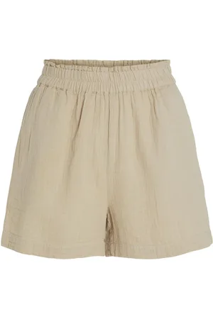 VILA High-waist Katoen Shorts