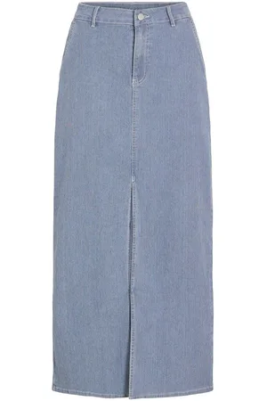 VILA Denim Maxi Rok