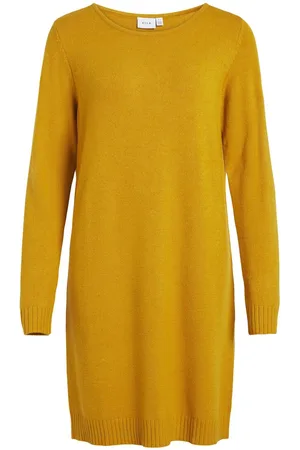 VILA Longsleeve Gebreide Jurk