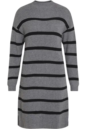 VILA Viril Longsleeve Gebreide Jurk
