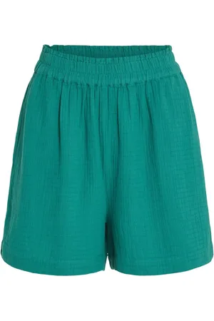 VILA High-waist Katoen Shorts