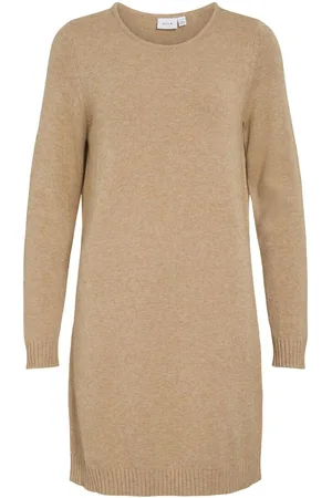 VILA Longsleeve Gebreide Jurk