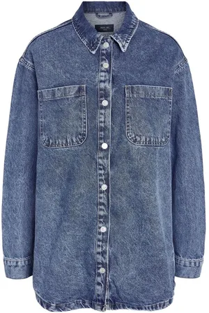 VILA Lang Spijkerblouse
