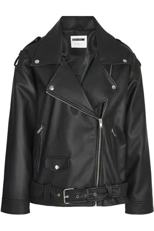 VILA Oversized Imitatieleren Jack
