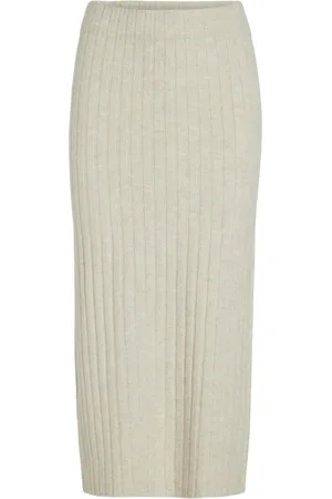 VILA Gebreid Middellange Rok