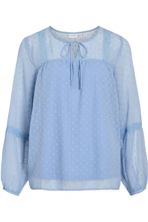 VILA Viedee Details Shirt Met Lange Mouwen