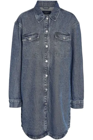 VILA Nmalva Denim Jurk